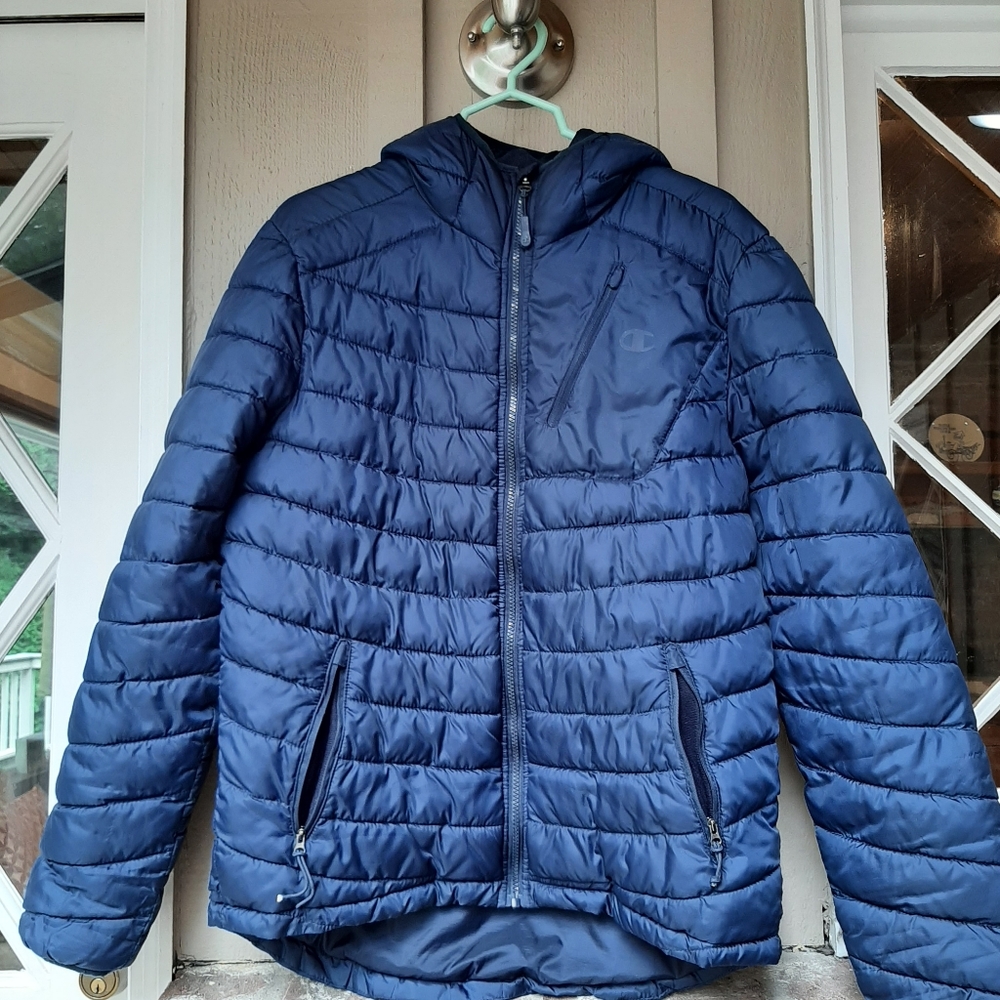 Champion Blue Puffer Coat